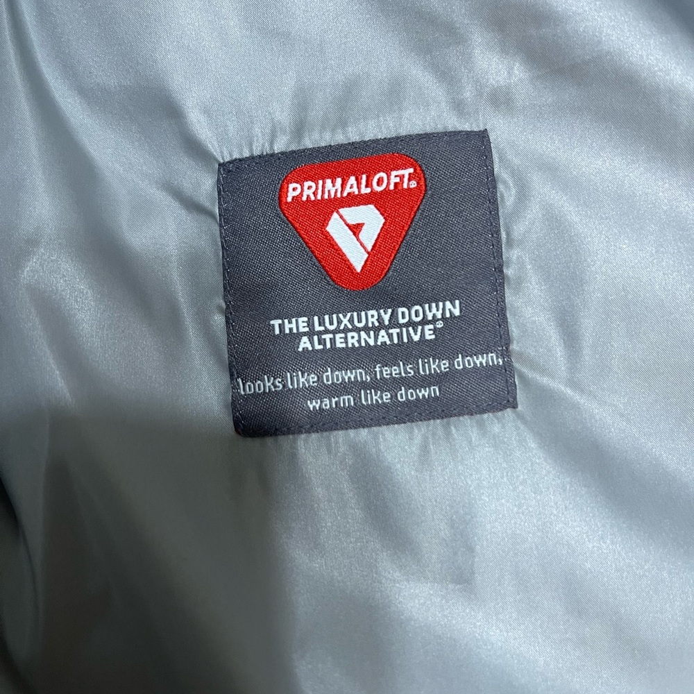 Gap Primaloft Down Alternative Silver Grey Puffer… - image 7